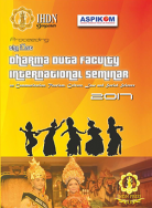 Proceeding The 1st Dharma Duta Faculty International Seminar on Communication Tourism Cultural Law and Social Science